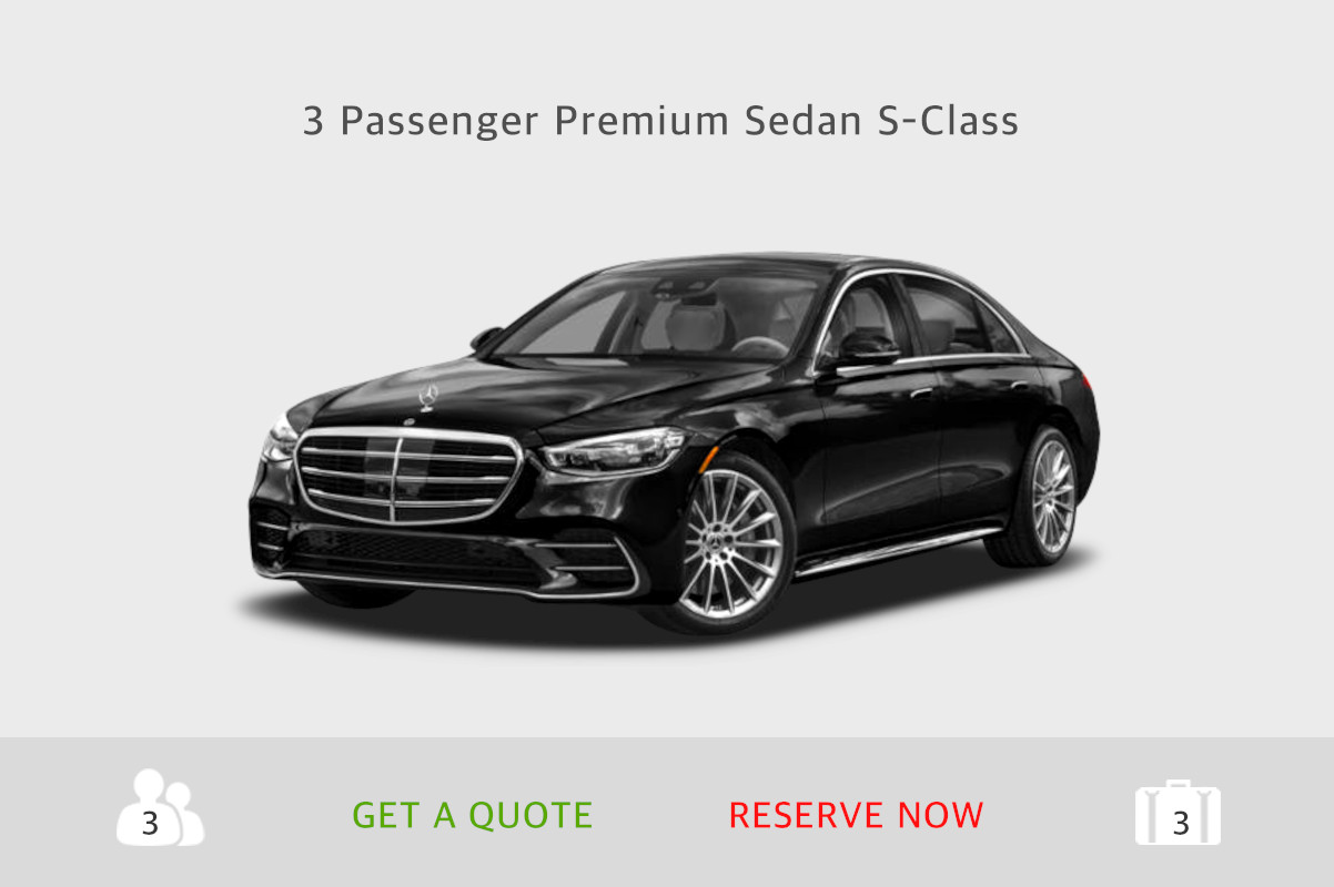 3 Passenger Sedan - Mersedes